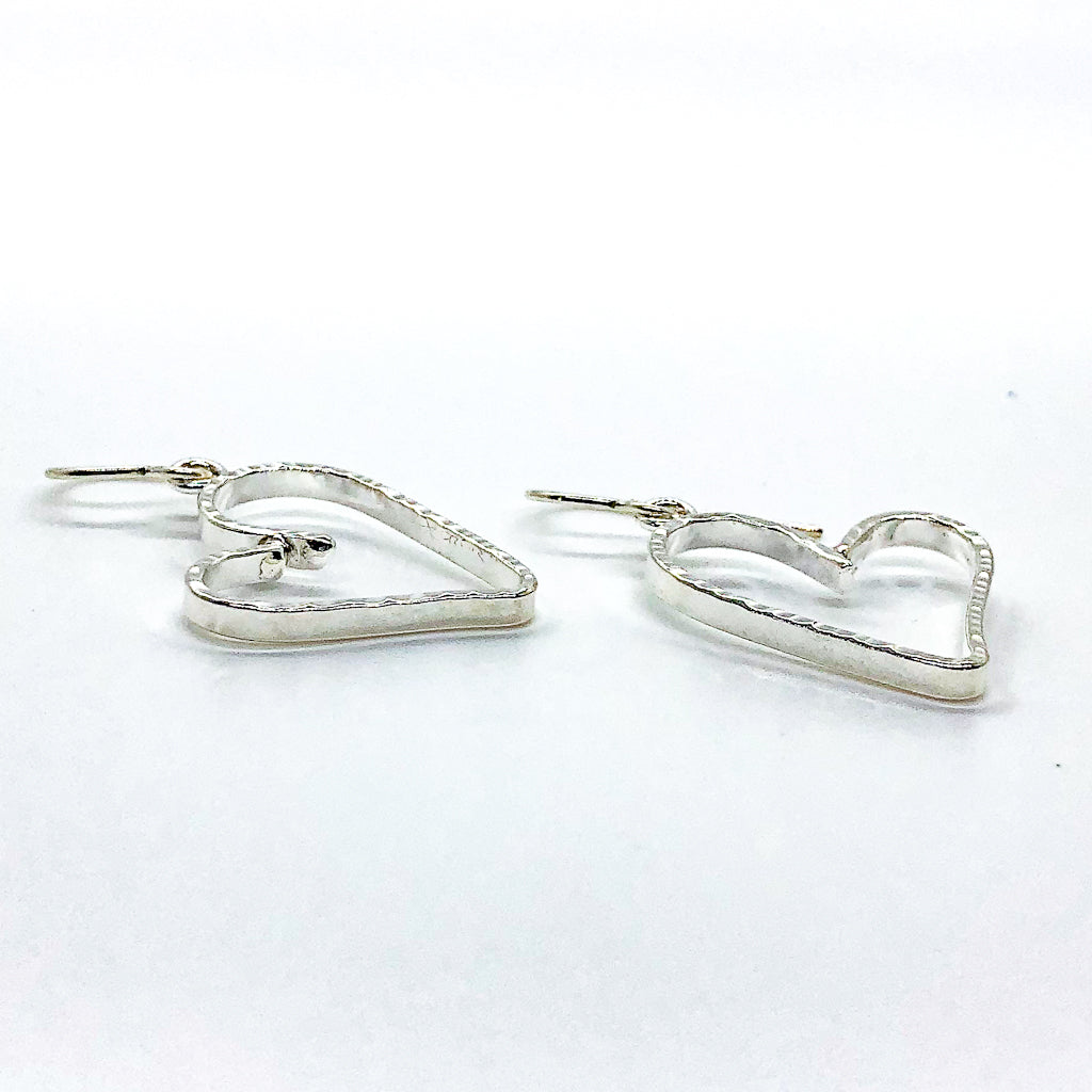 Small Jane Heart Earrings