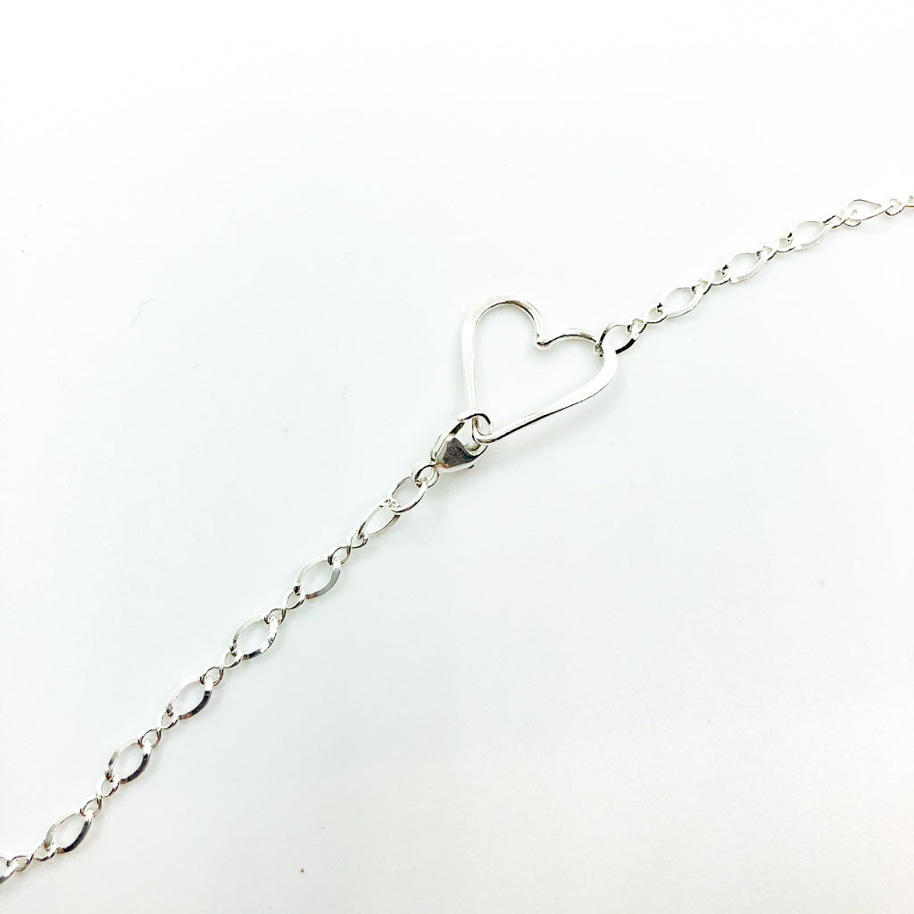 clasp view of sterling silver Big Juicy Stone Necklace by Judie Raiford