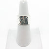 Sterling Anticlastic Ball Pein Hammered Band