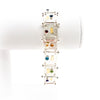 Sterling and 24k Moore Bracelet with Gemstones