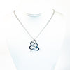 Sterling Touch of Romance Necklace with Swiss Blue Topaz