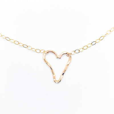 Curvy Maggie Heart Necklace