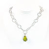 Sterling Biggie Teardrop Citrine Necklace