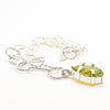 Sterling Biggie Teardrop Citrine Necklace