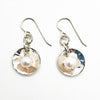 Sterling BP Oyster Earrings with White Pearl