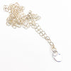 Sterling Aqua Blue Druzy Necklace