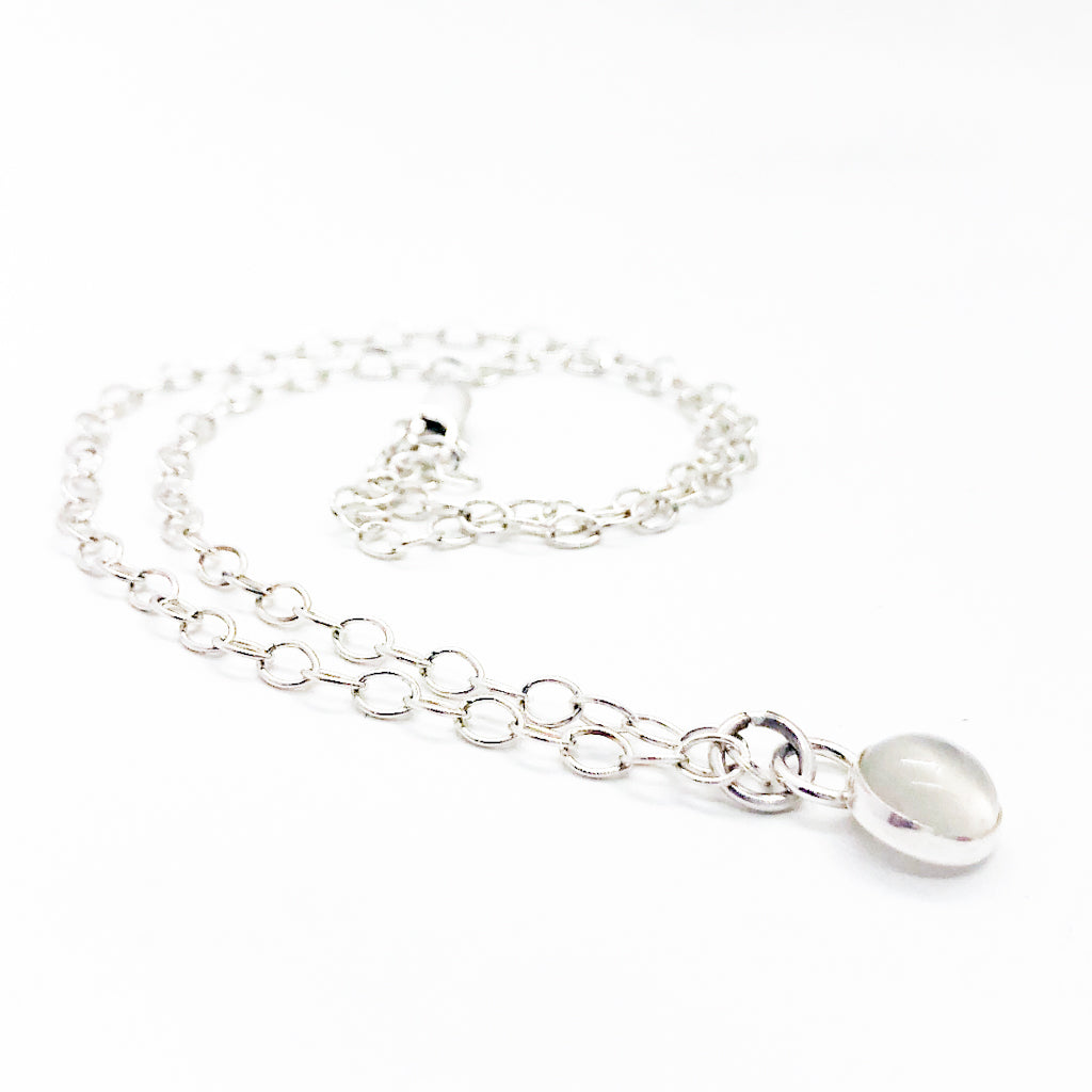 Sterling Moonstone Necklace