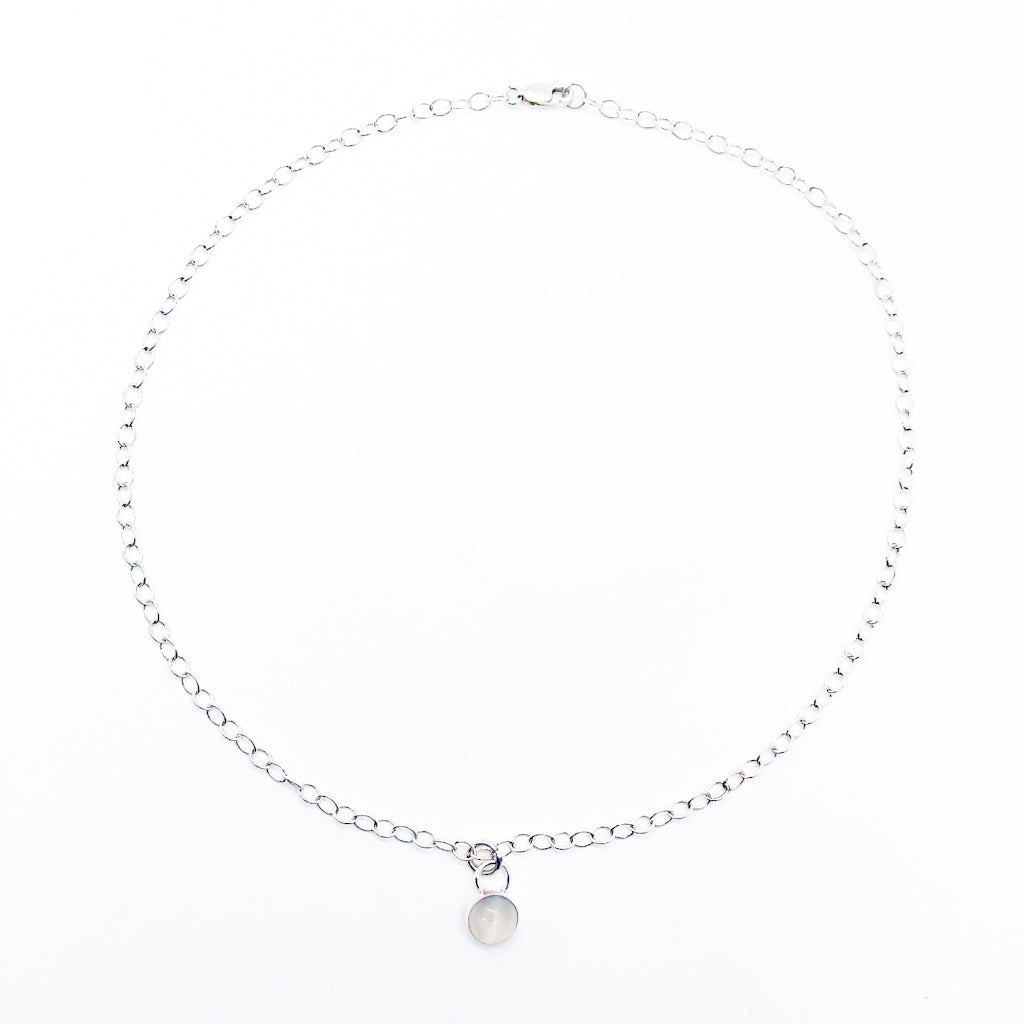 Sterling Moonstone Necklace