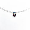 Sterling Garnet Necklace