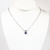 Sterling Amethyst Necklace