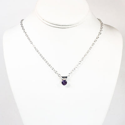 Sterling Amethyst Necklace