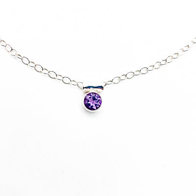 Sterling Amethyst Necklace