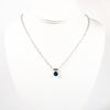 Sterling Blue Topaz Necklace