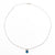 Sterling Blue Topaz Necklace