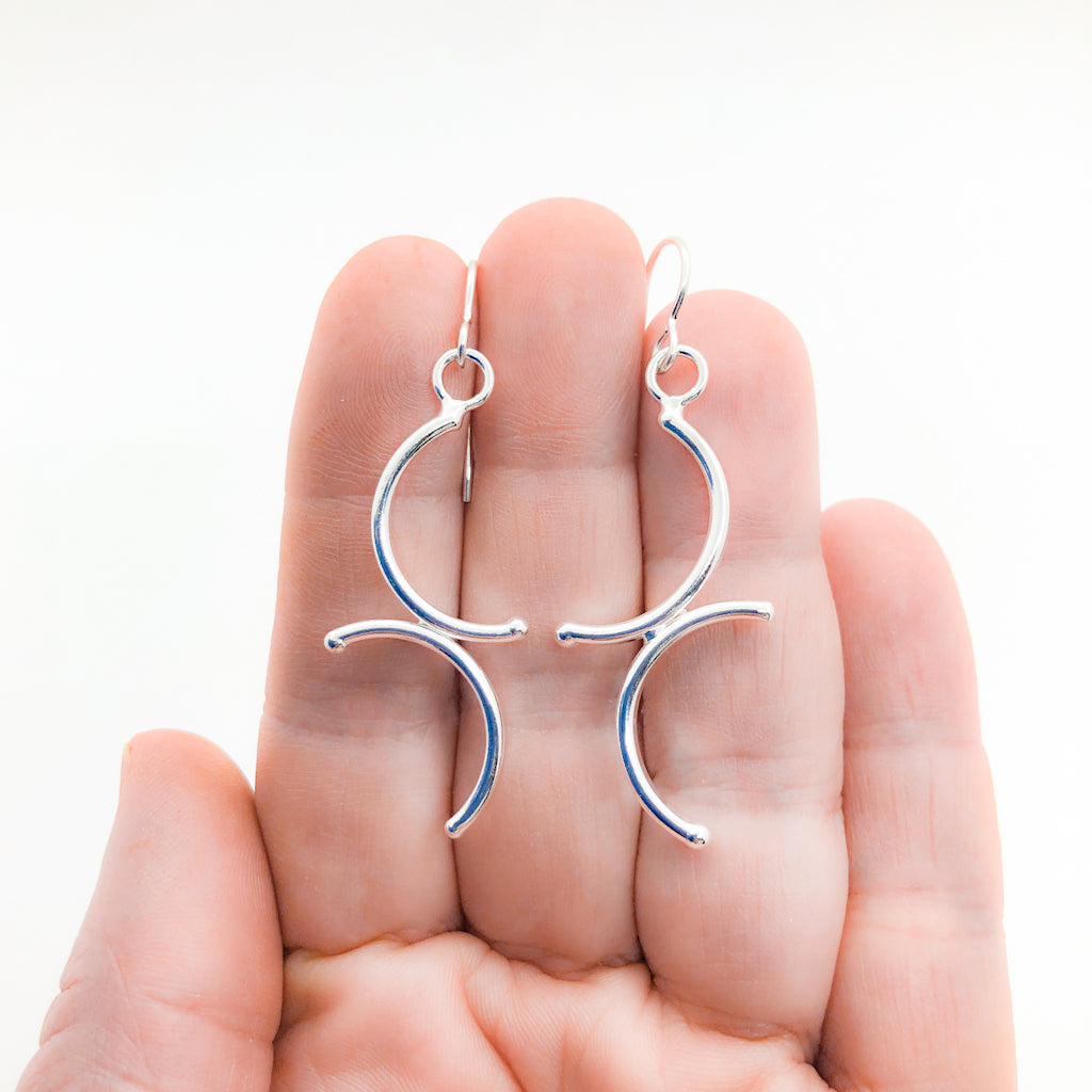 Sterling Gull Earrings