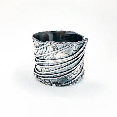 Amalgamate Cuff with Straight Lines