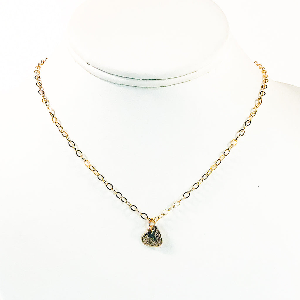 Mom's Hammer Small Heart Necklace