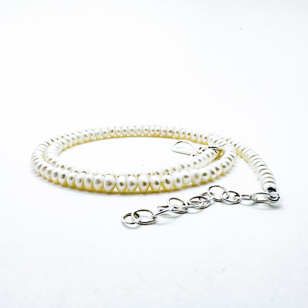 Small White Pearl Necklace