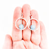 Sterling Not Naught Round Gemstone Earrings