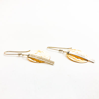 Sterling & 14k Gold Filled Susan Bi Oval Earrings