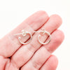 Sterling Itty Bitty Hoop Earrings