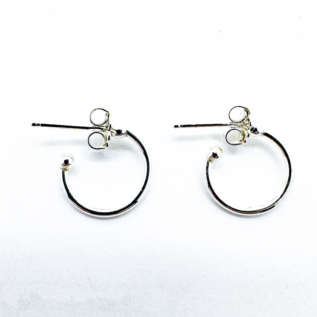 Sterling Itty Bitty Hoop Earrings
