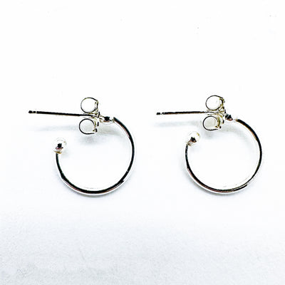 Sterling Itty Bitty Hoop Earrings