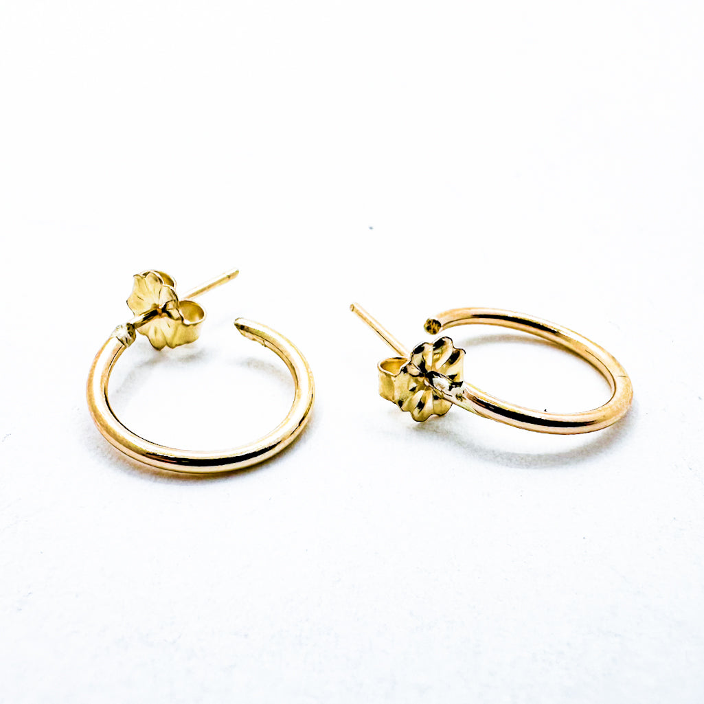14k Gold Filled Itty Bitty Hoop Earrings