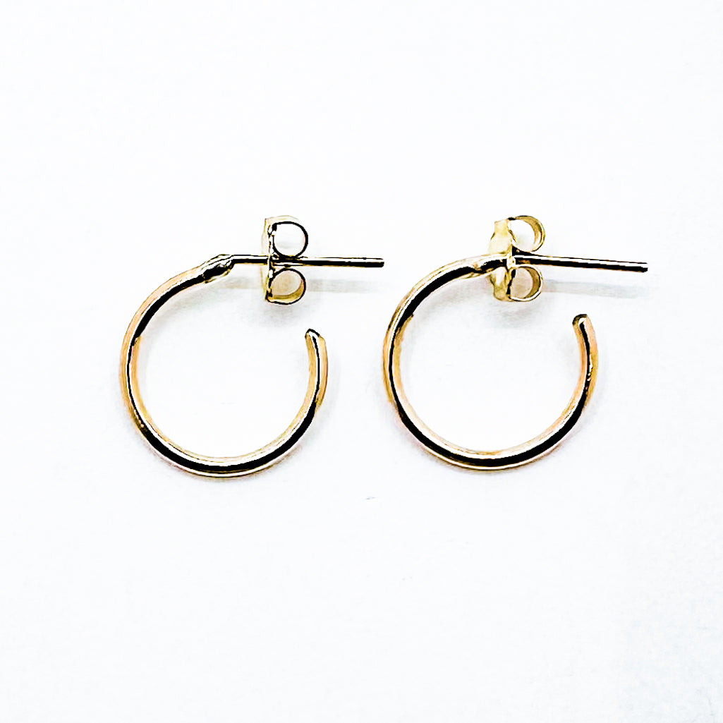 14k Gold Filled Itty Bitty Hoop Earrings