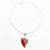 Sterling Rosarita Heart Necklace on Handmade Chain