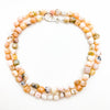 Blush Agate Bead Necklace