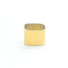 14k Gold Square Stovepipe Ring by Judie Raiford in size 9