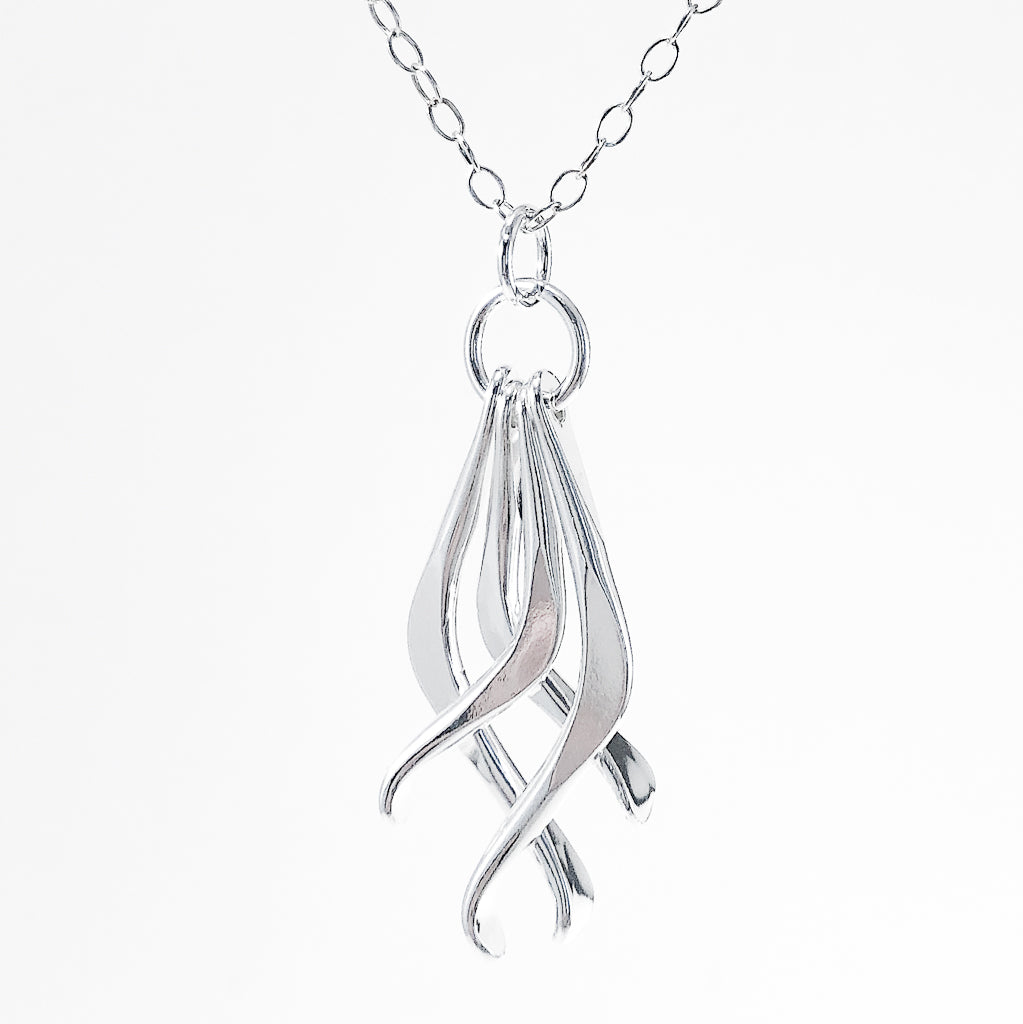 detail view of Four Dang Necklace by Judie Raiford