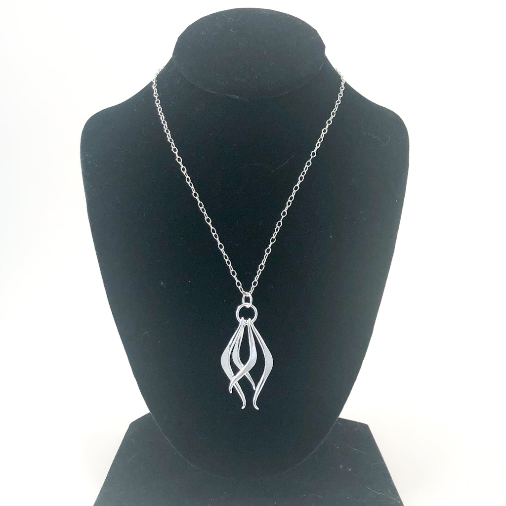 Four Dang Necklace by Judie Raiford on bust