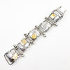 Sterling and 24k J Edgar Bracelet by Judie Raiford