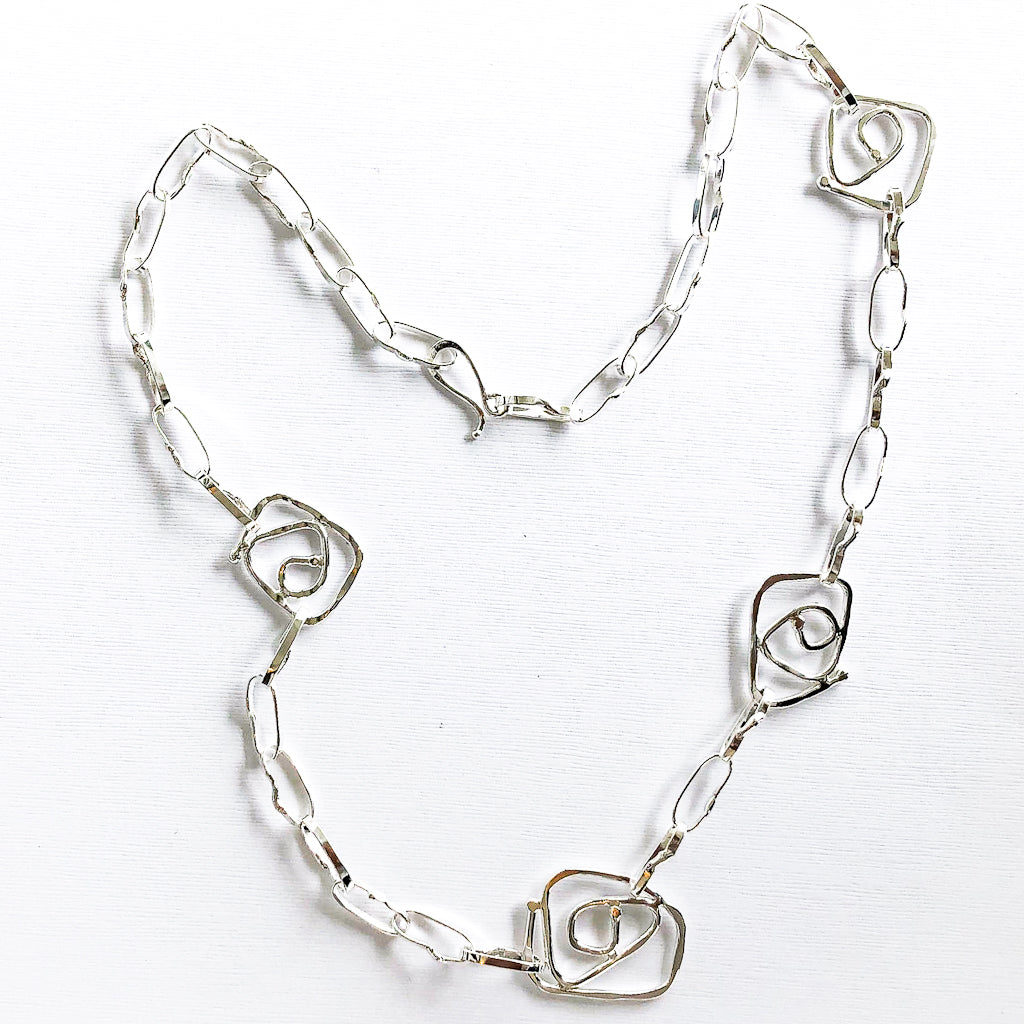 Sterling Sub Rosa Necklace