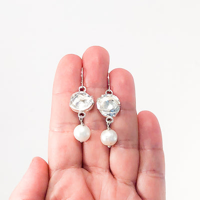 Raindrop Pearl Earrings