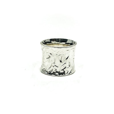 Sterling X Texture Anticlastic Ring
