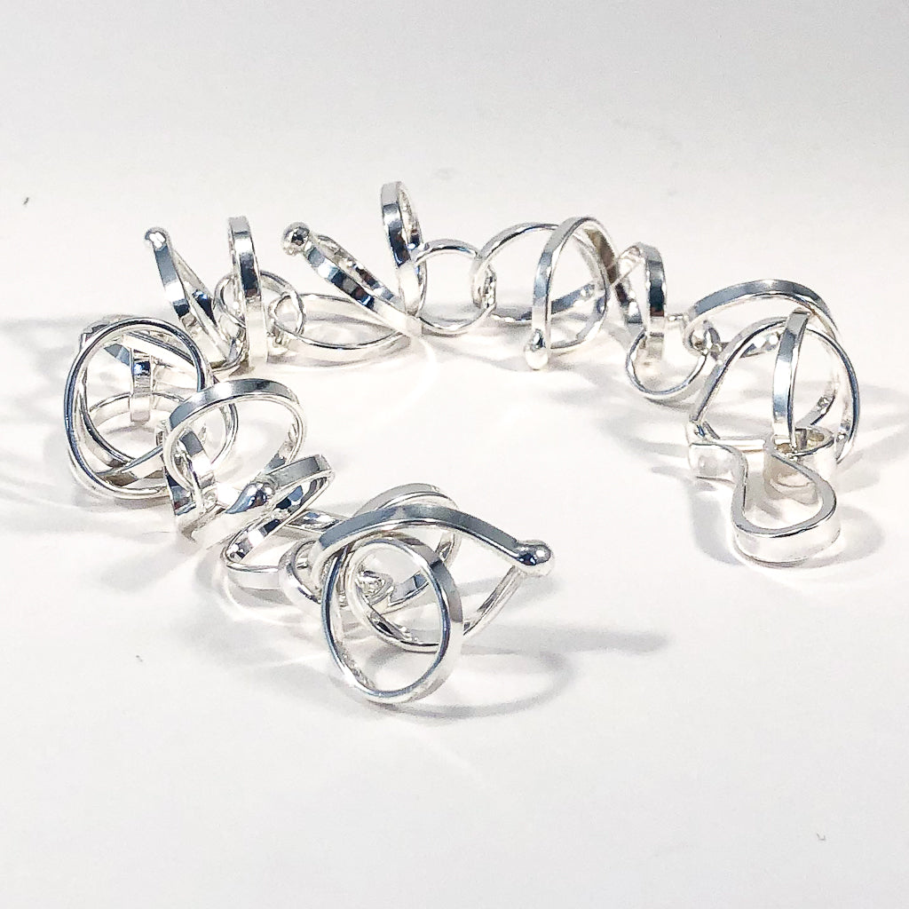 Medium Curly Girl Bracelet