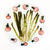Glass Plate with Asparagus & Radish