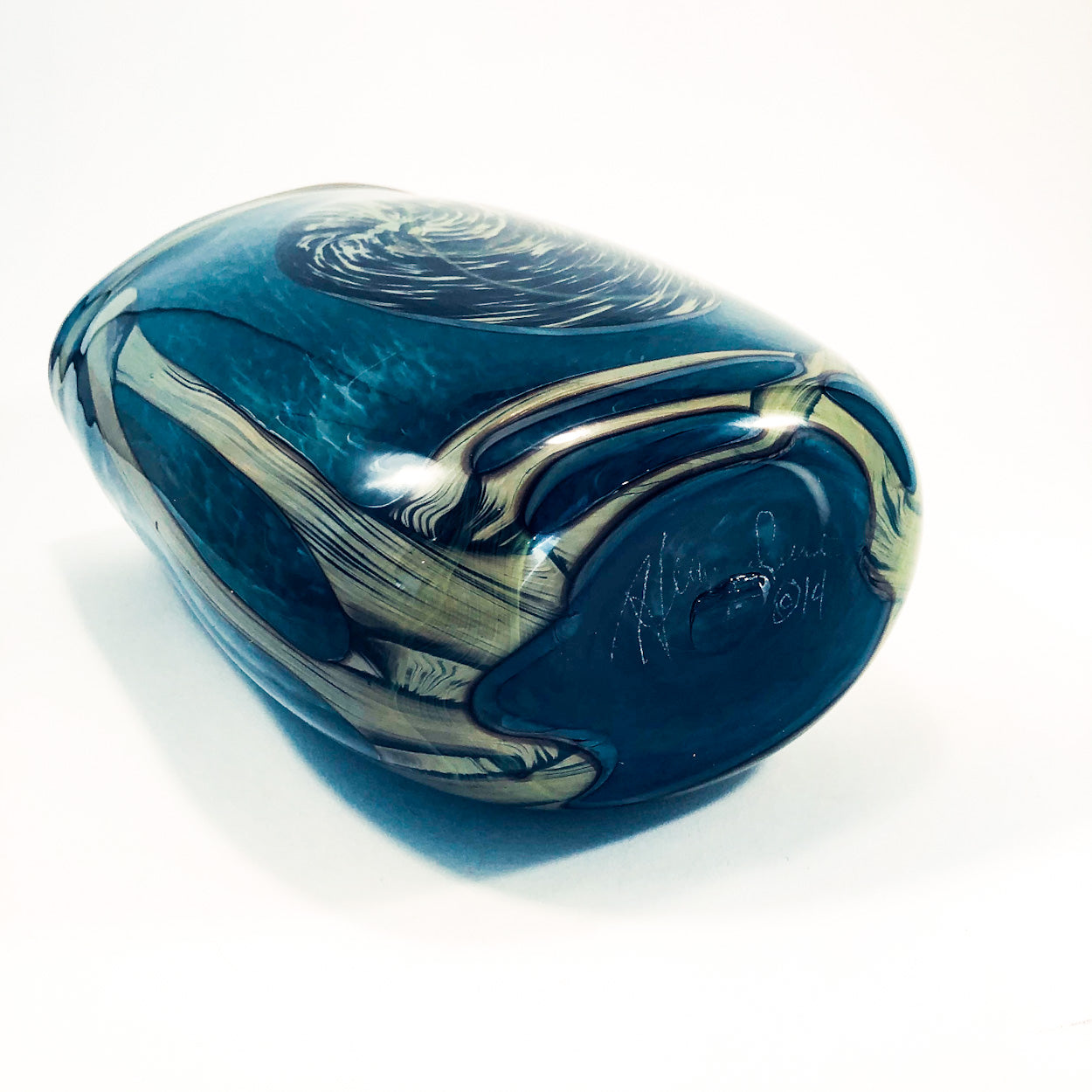 bottom angle view of Ellipsoid Vase by Henry Levine