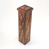angle side view of Matchstick Box with Purple Heart, Lacewood and Ebony by Kevin Dugan