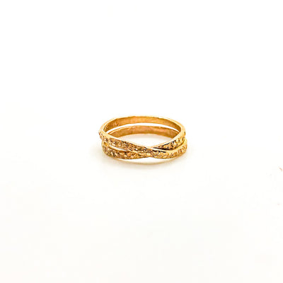 size 6.5 14k Gold Filled Infinity Ring by Donna Burdic