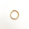over top view of size 6.5 14k Gold Filled Infinity Ring by Donna Burdic