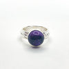 size 6.5 Sterling Princess Ring with Amethyst by Berlin Randall
