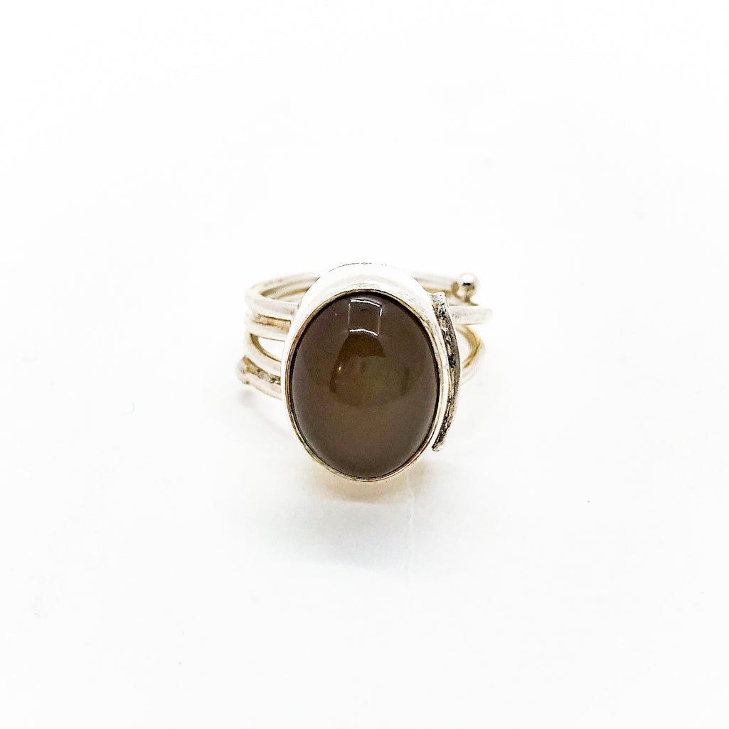 Blush Moonstone Ring