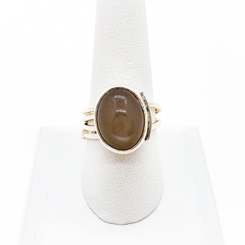 Blush Moonstone Ring