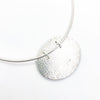 Oval Tide Pool Necklace on Omega Chain