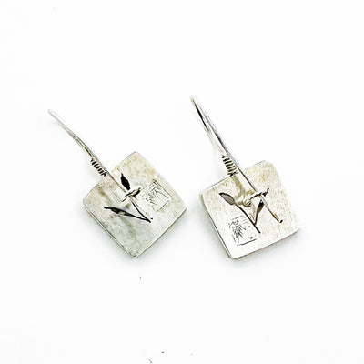 Square Sterling Windows of Opportunity Earrings