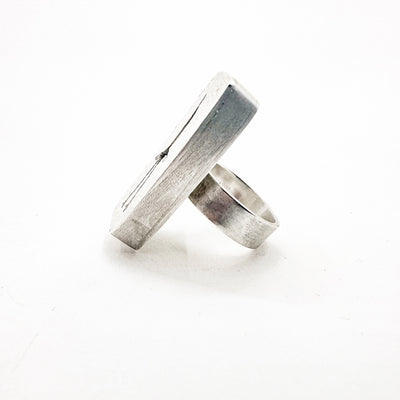 Sterling Crane Ring